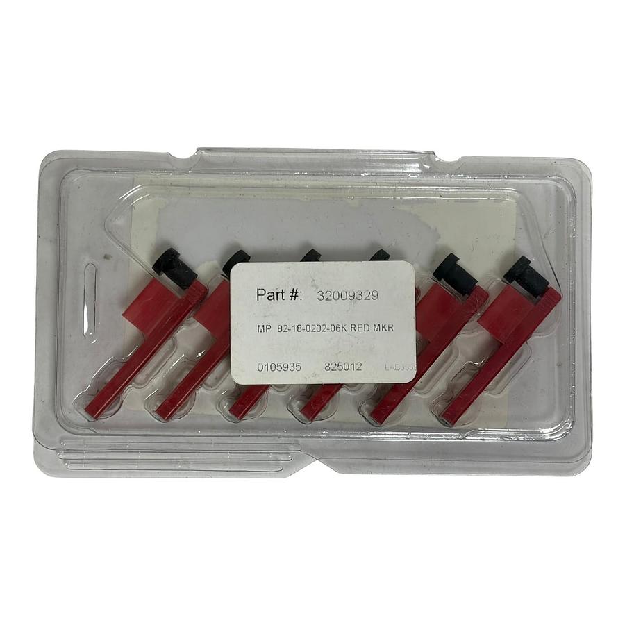 Used Lot of 2 Packs Graphic Controls 32009329 82-18-0202-06K Red Recorder Pens - NEW