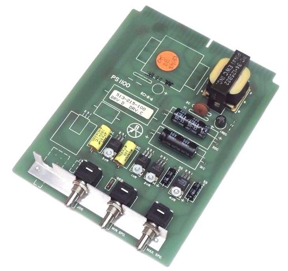 Used BURTON 513-215-100 PC BOARD PS1100 BRV D DRV C ECI-B-6, 513215100