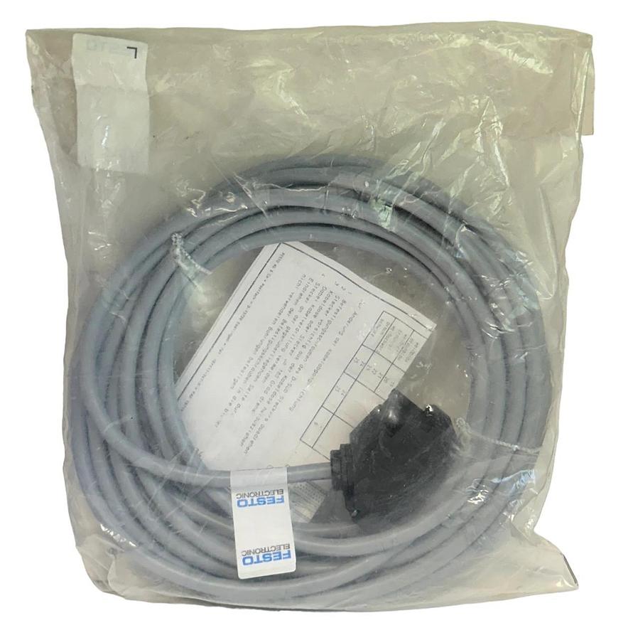 Used FESTO KMP3-25P-16-10 / 18625 CONNECTING CABLE 10M LENGTH 24VDC KMP325P1610 NSFS