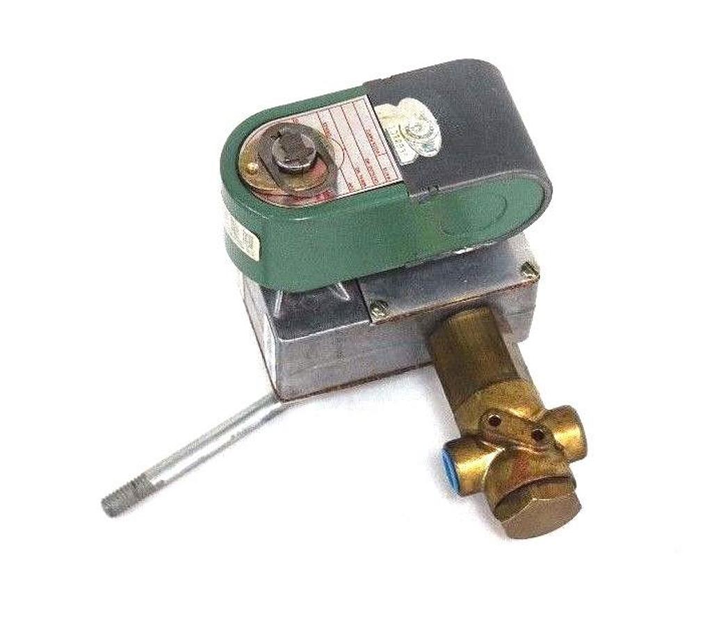 Used NEW ASCO 330840U VALVE 1/4'' PIPE, 16.7 WATTS, ORIFICE 11/16 W/ LATCH LOCK