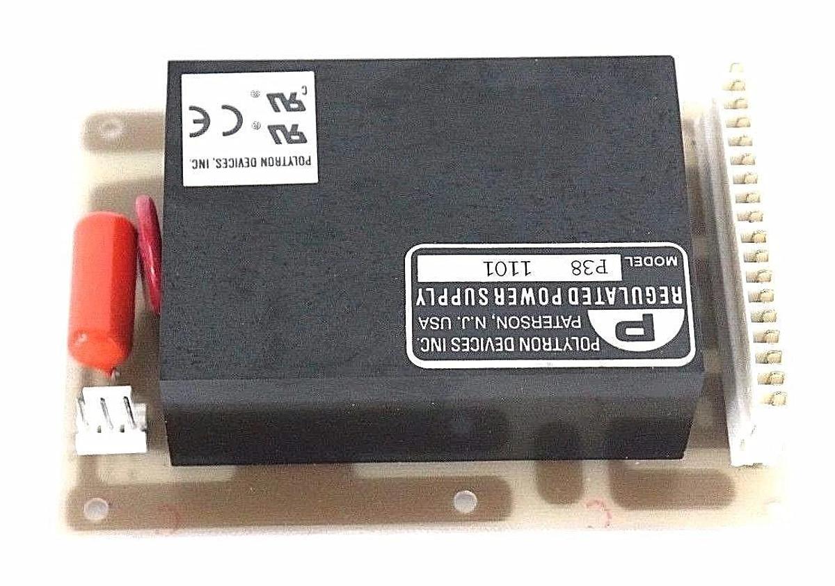 Used POLYTRON DEVICES MODEL: P38 1001 REGULATED POWER SUPPLY 748-7300103 BOARD