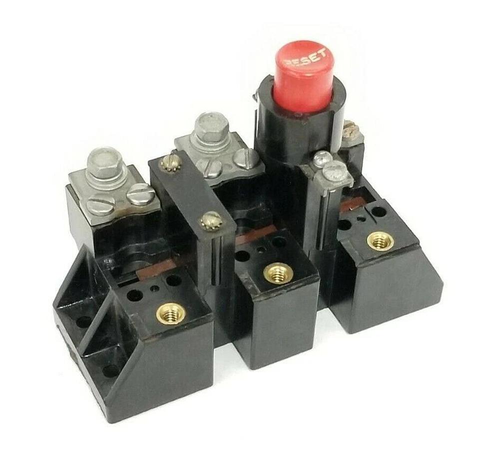 Used CUTLER HAMMER 10-1430-3 OVERLOAD RELAY 3 POLE W/ RESET SWITCH 67404587 1014303