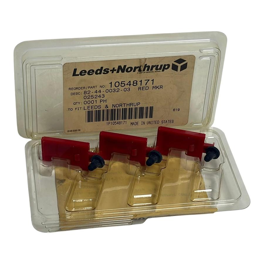 Used Leeds Northrup 10548171 82-44-0032-03 Red Chart Recorder Pens 3-Pack New Surplus
