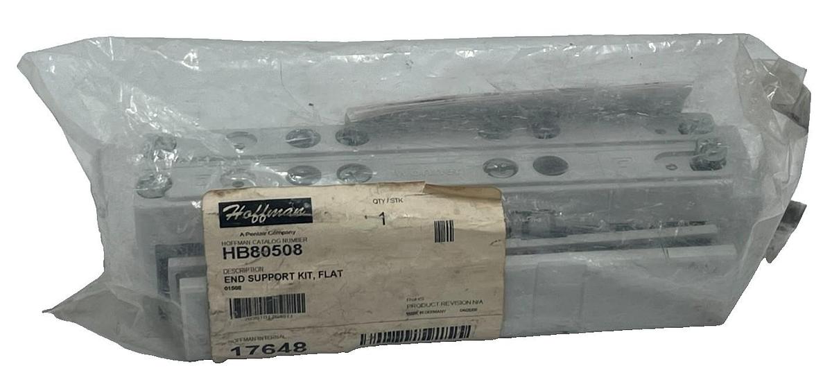 Used HOFFMAN HB80508 End Support Kit Flat Cable Management NEMA 4X, NSFS