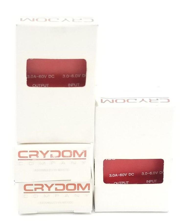 Used LOT OF 4 NIB CRYDOM 6301A DC OUTPUT MODULES 3A, 60VDC, ODC5