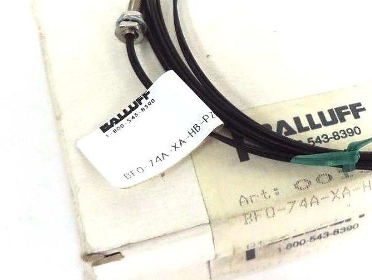 Used LOT OF 2 NIB BALLUFF BFO-74A-XA-HB-PZK-10-02 PHOTOELECTRIC SENSOR CABLES