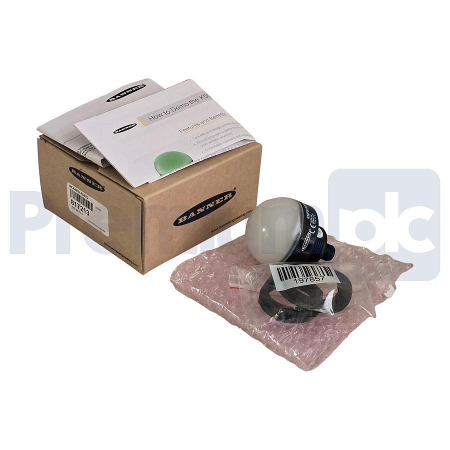 Used Banner DK-K50PSLRGB7Q 817213 K50 Pro Select 7-Color RGB LED Indicator 816212 NEW