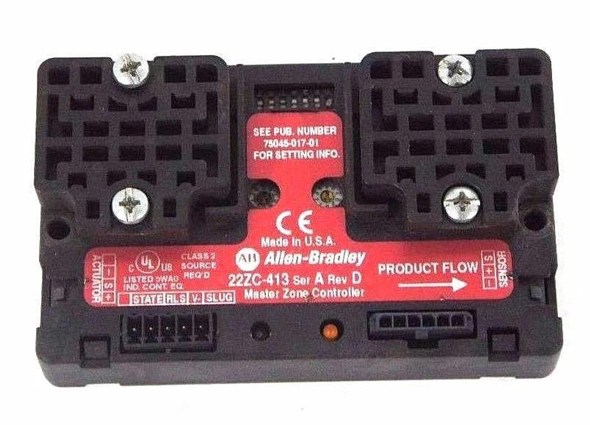 Used ALLEN BRADLEY 22ZC-413 MASTER ZONE CONTROLLER SER A, REV D, 75045-017-01
