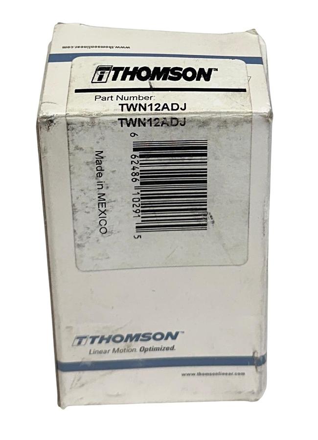 Used THOMSON INDUSTRIES TWN12ADJ SUPER PILLOW BLOCK LINEAR BEARING 3/4'' NSMP