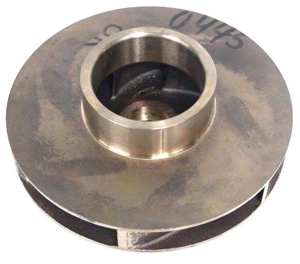 NEW GOULDS PUMP 3-7-245 VANE IMPELLER 9P1 47716-0445-7.937" BRASS