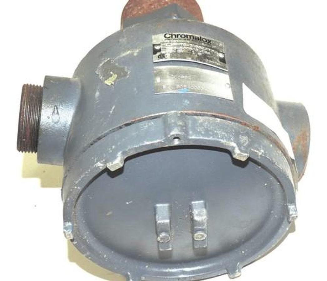 Used CHROMALOX ARMTO-3155E2T2VWXX IMMERSION HEATER, 160V, 3YPH, 1.5KW