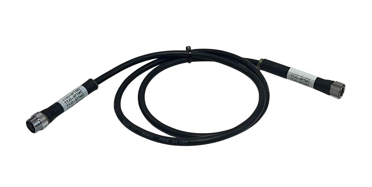 Used PENTAIR nVENT RAYCHEM TT-JC-3FTMC / TTJC3FTMC TRACETEK JUMPER CABLE MODULAR NSNP