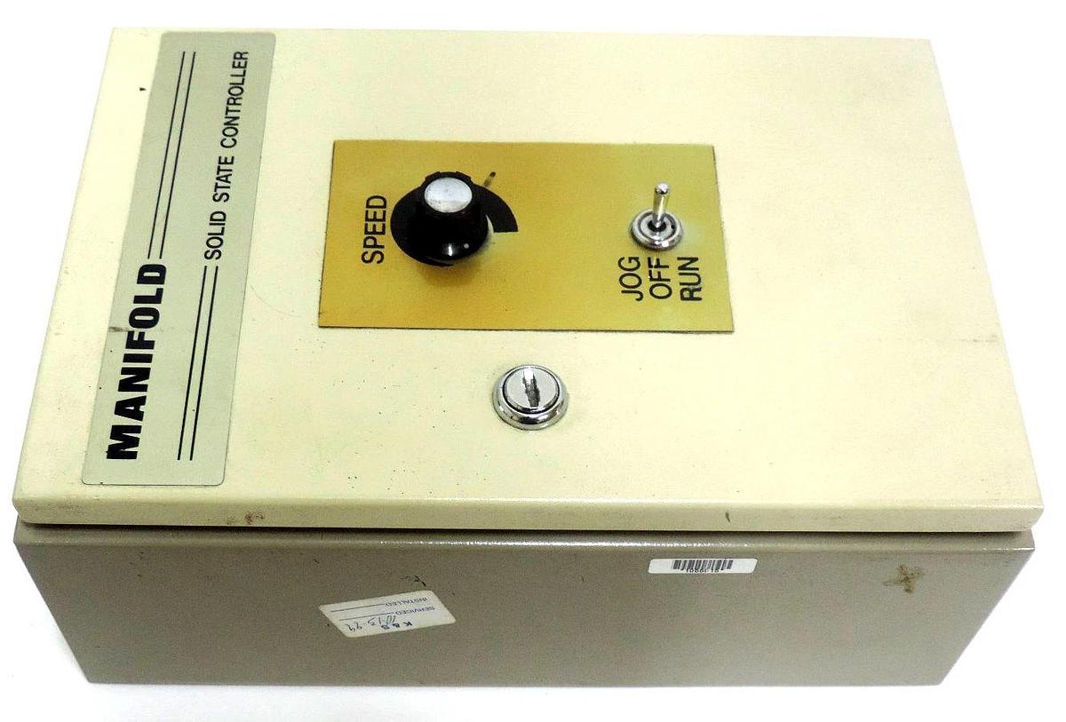 Refurbished MANIFOLD INDUSTRIES VARIABLE SPEED CONTROLLER MSE402 BOARD INSIDE *REPAIRED*