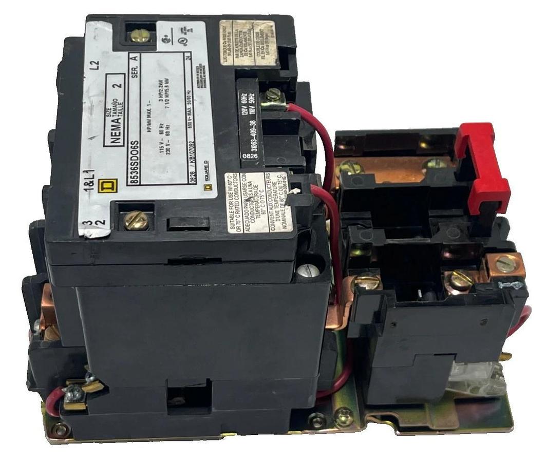 Used SQUARE D 8536SDO1V01 NEMA Size 2 Ser. A Magnetic Motor Starter COIL