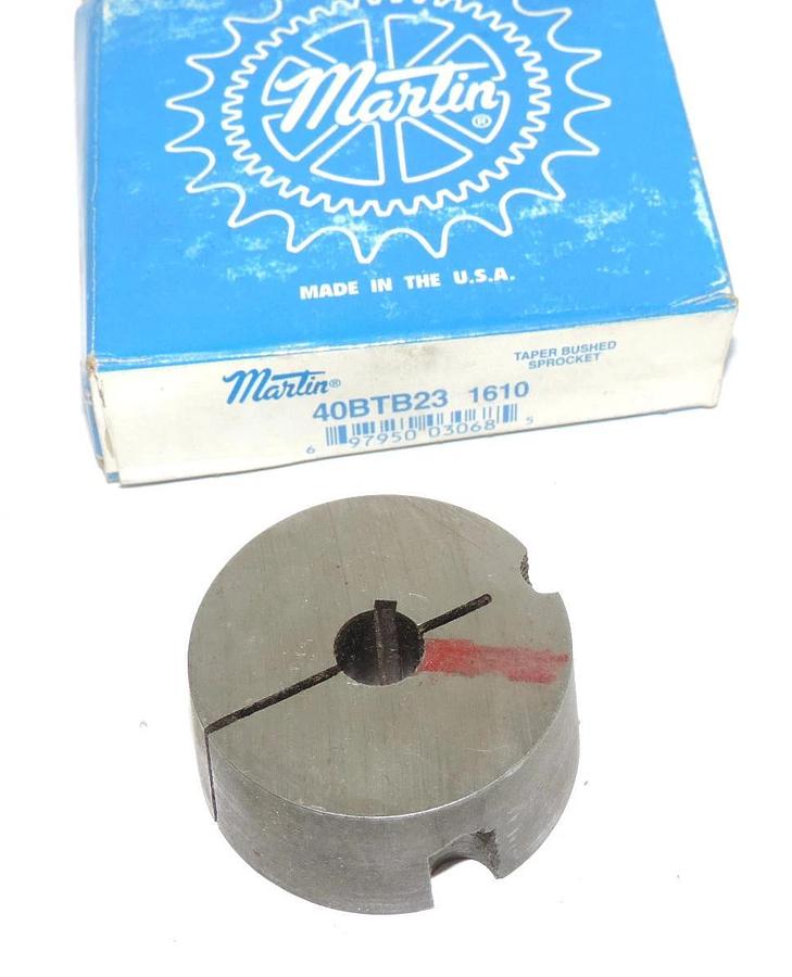 NIB MARTIN 40BTB23-1610 TAPER BUSHED SPROCKET 40BTB231610