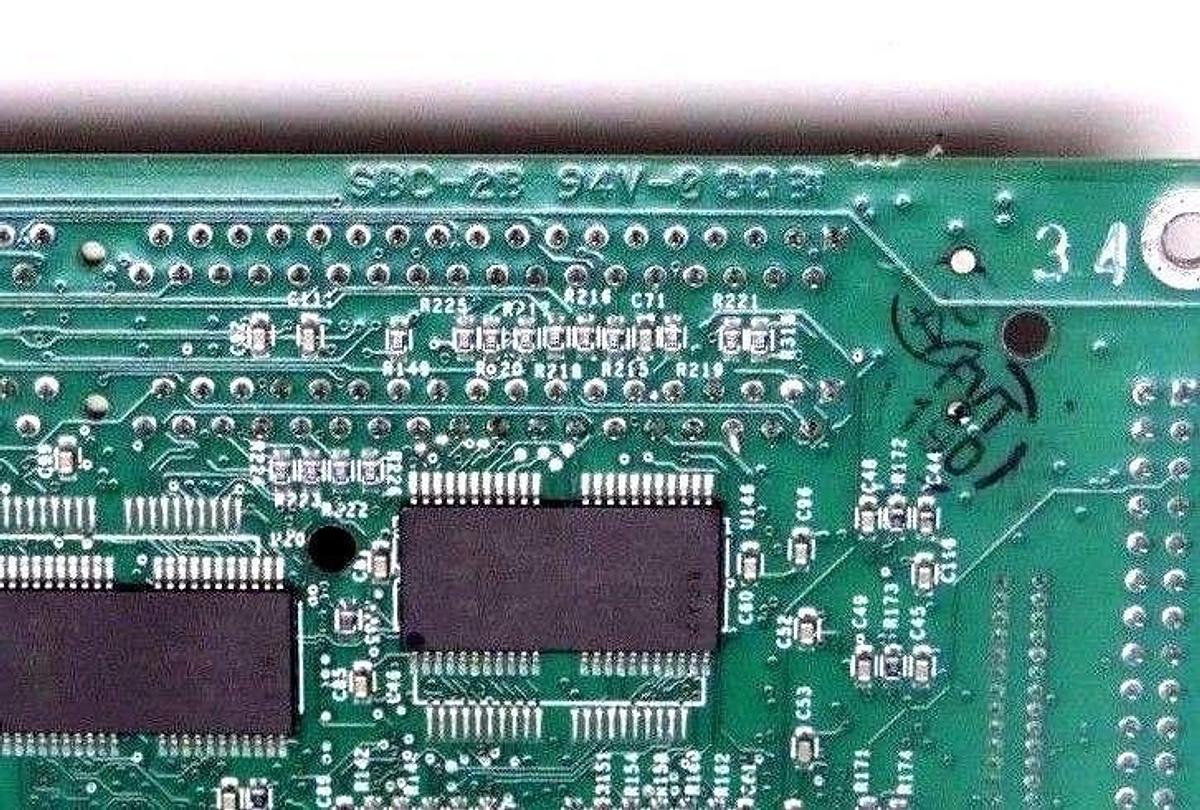 Used AMPRO SBC-2B COMPUTER BOARD SBC2B MD2202-D16 CHIP W/ PENTIUM A80502133 SY028