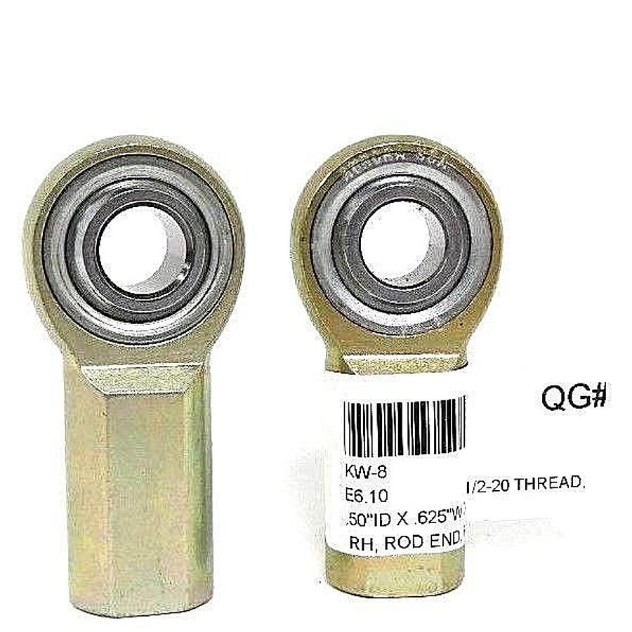 Used LOT OF 2 NEW AURORA KW-8 FEMALE ROD END BEARINGS KW8, .50'' ID X .625'' W