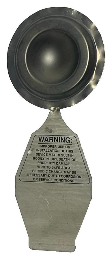 Used BS&B 1.5" Rupture Disk Type B Hastelloy C276 Burst 4245 PSIG @ 140 F 1.5 Inch