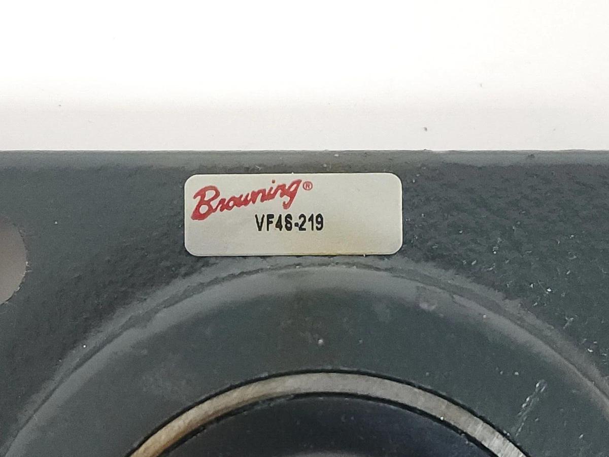 Used NIB BROWNING VF4S-219 FLANGE MOUNTED BEARING VF4S219