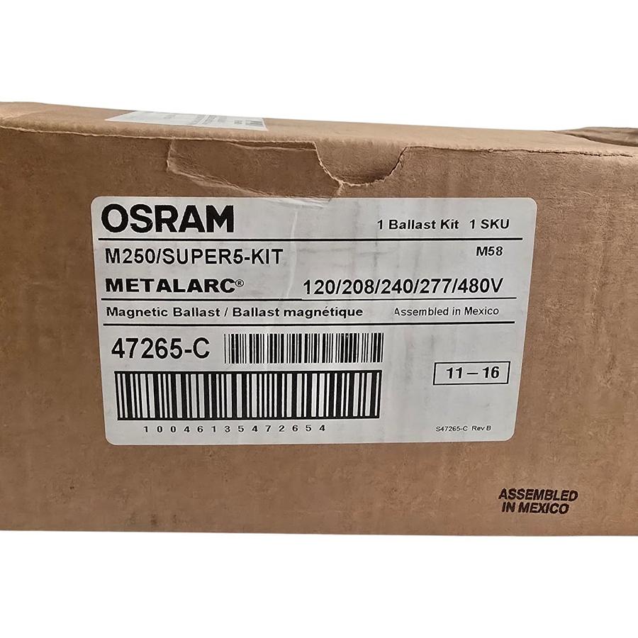 Used OSRAM M250/SUPER5-KIT | 47265-C Magnetic Ballast Kit 120/208/240/277/480V NSMP