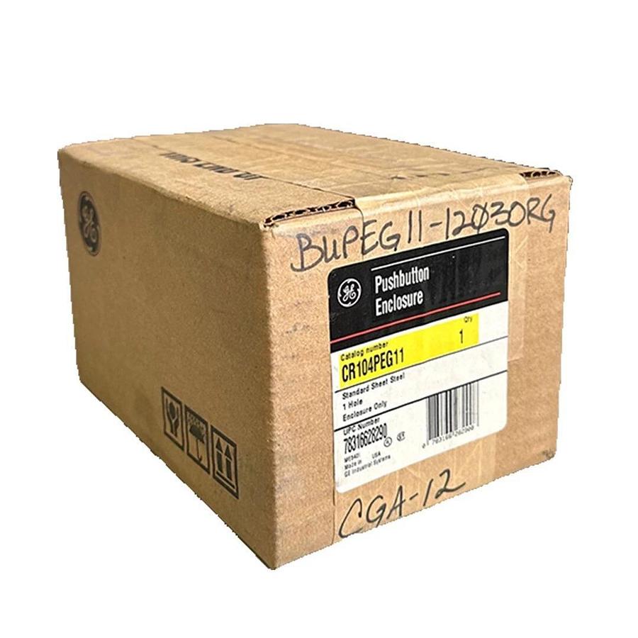 Used NEW SEALED GENERAL ELECTRIC CR104PEG11 PUSHBUTTON ENCLOSURE 1-HOLE STANDARD