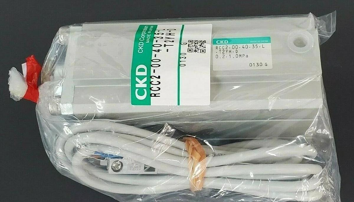 NEW CKD RCC2-00-40-35-L-T2YH-D CYLINDER 0.2-1.0MPa, RCC2004035LT2YHD