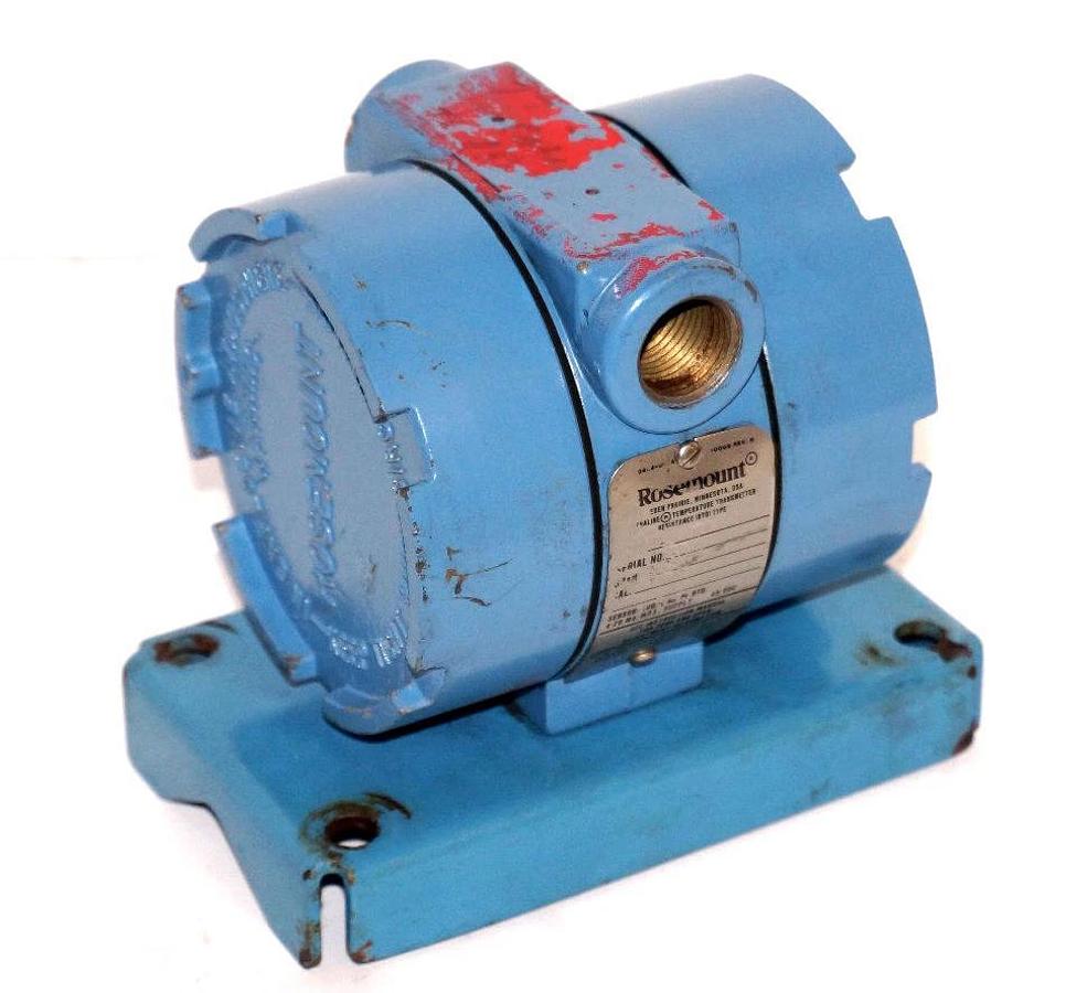 Used ROSEMOUNT 0444RL1U1A1NA TEMPERATURE TRANSMITTER SPAN: 25/75 DEG. C