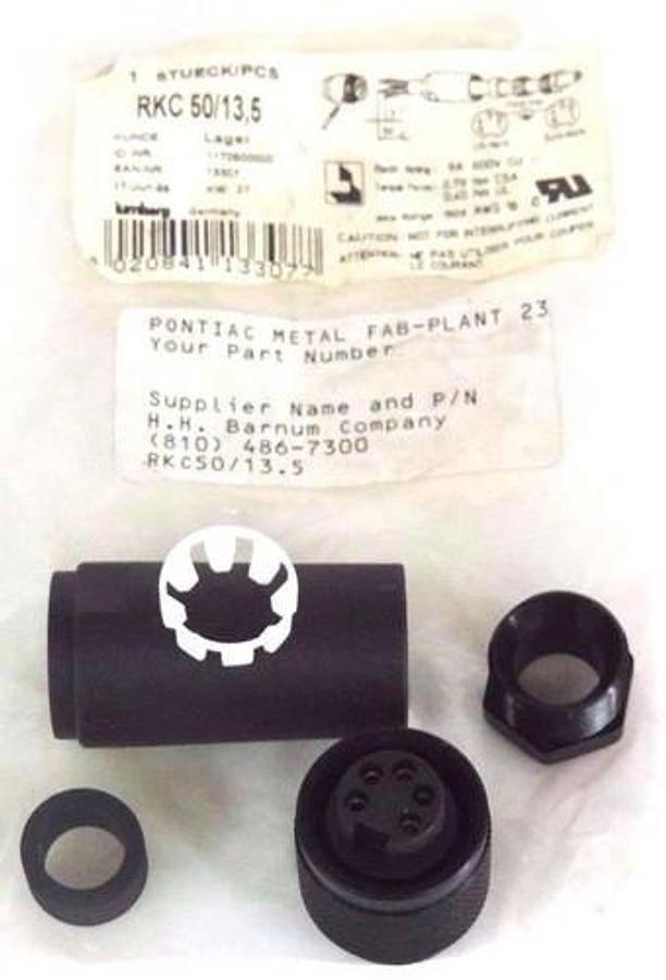NEW EFECTOR IFM L34123 CONNECTOR SOCKET 7/8INCH