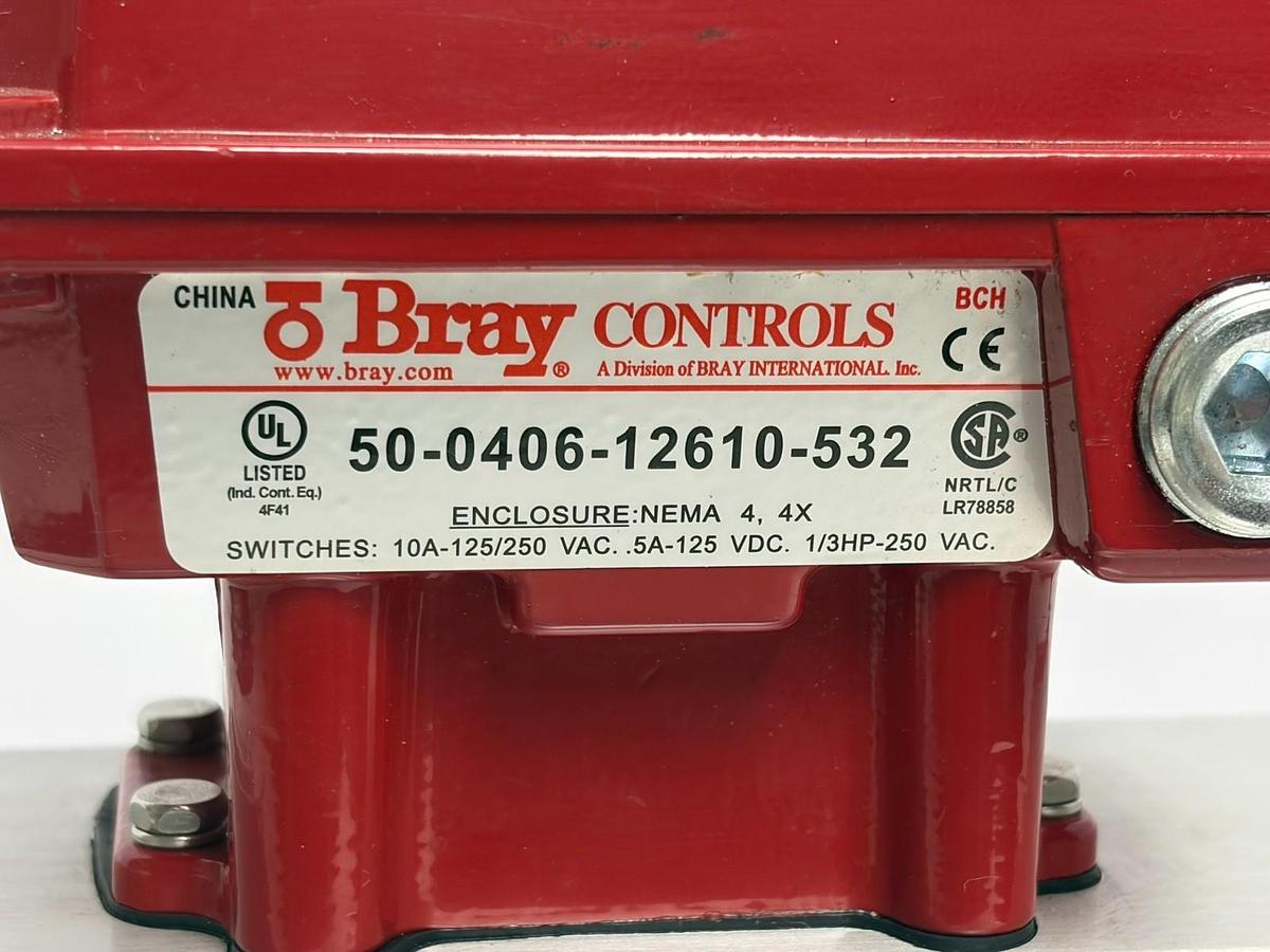 Used Bray 931284 Actuator 50-0406 Limit Switch 630250 Solenoid Valve Assembly