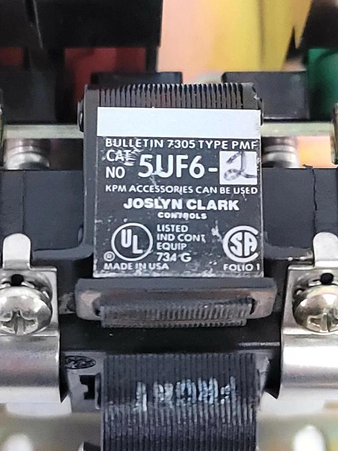 NEW JOSLYN CLARK 5UF6-2-72 AC RELAY BULLETIN 7305 TYPE PMF 110/120V COIL 5UF6-2
