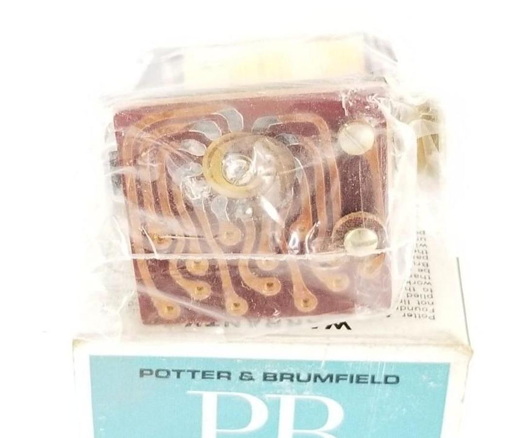Used NIB POTTER & BRUMFIELD SA-1N-12A RELAY 12 POS. 0.25A, 120V AC, SA1N12A