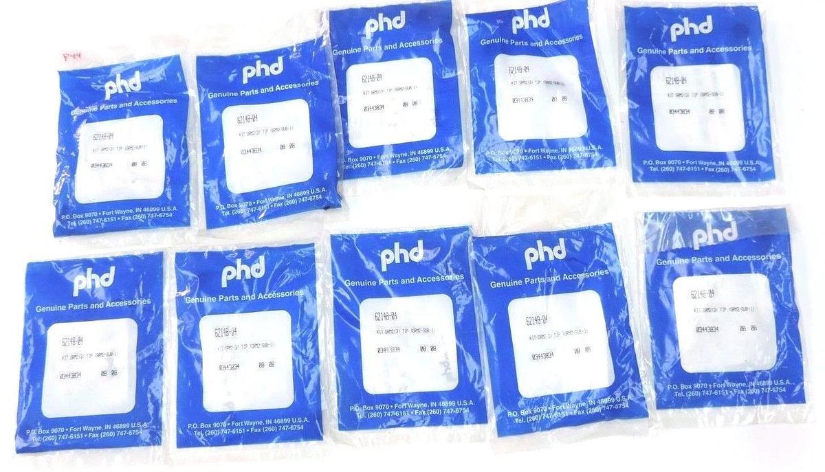 Used LOT OF 10 NEW PHD 62148-04 KIT: GRM2 (3) TIP (GRM2-SUB-1) 03443834