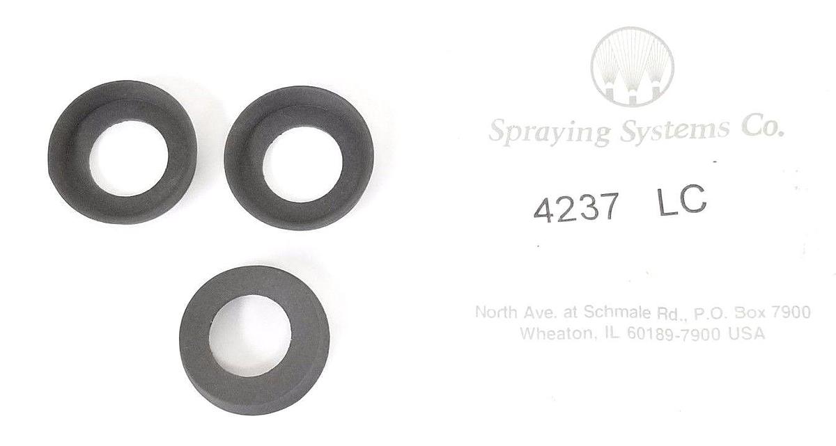 Used LOT OF 3 NEW SPRAYING SYSTEMS 4237 LC SEAL RINGS 1''