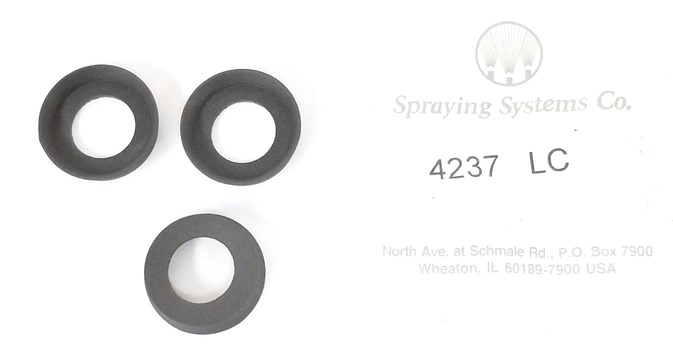 Used LOT OF 3 NEW SPRAYING SYSTEMS 4237 LC SEAL RINGS 1''