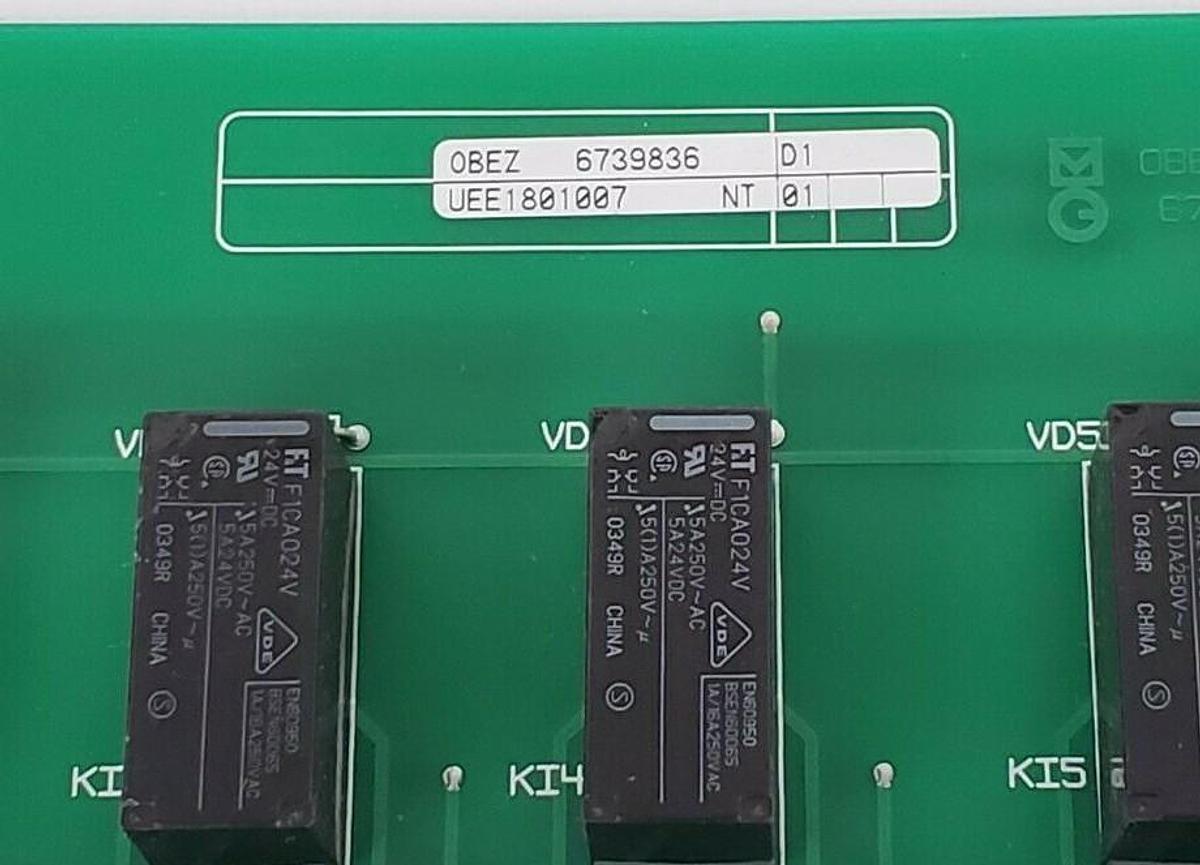 Used MGE UPS 6739836 D1 PC RELAY BOARD OBEZ ASSEMBLY 6739835XD-2-D