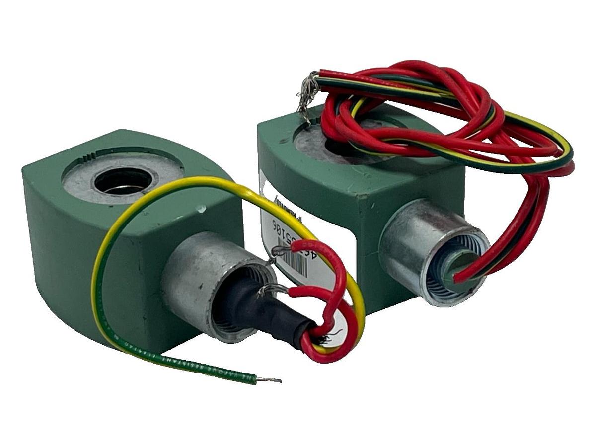 Used LOT OF 2 NEW ASCO MP-C-080 Solenoid Coil 120V AC 20.1W 60Hz (P/N 272610-132-D)