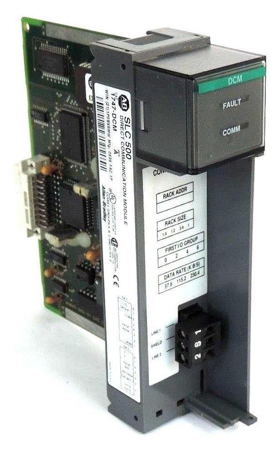 Used ALLEN BRADLEY 1747-DCM DIRECT COMMUNICATION MODULE 1747DCM SER. A