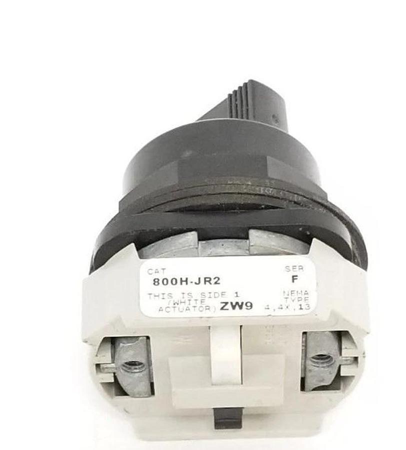 Used ALLEN BRADLEY 800H-JR2 SELECTOR SWITCH SER. F, 800HJR2