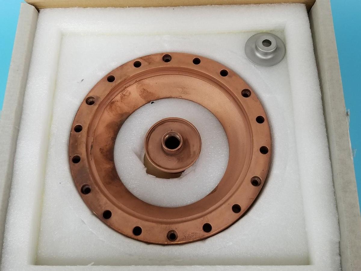 Used UV TECH MATERIAL UV2110712-U101008 COPPER OUTER MASK M2T5 118.5MM