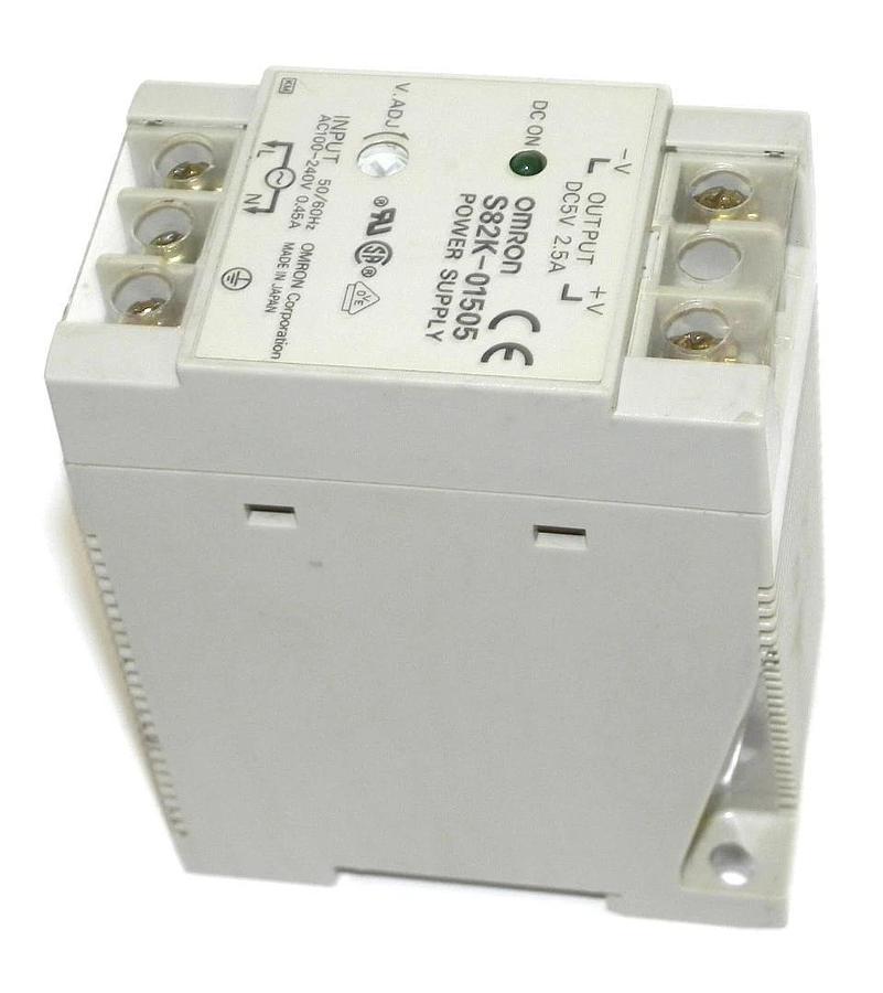 Used OMRON S82K-01505 POWER SUPPLY S82K01505 AC100-240V 0.45A