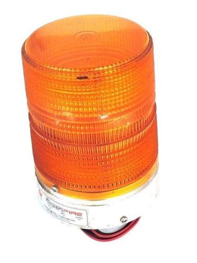 Used FEDERAL SIGNAL 131ST AMBER STROBE LIGHT SERIES A3 24VOLTS 1.25AMPS 131ST-24