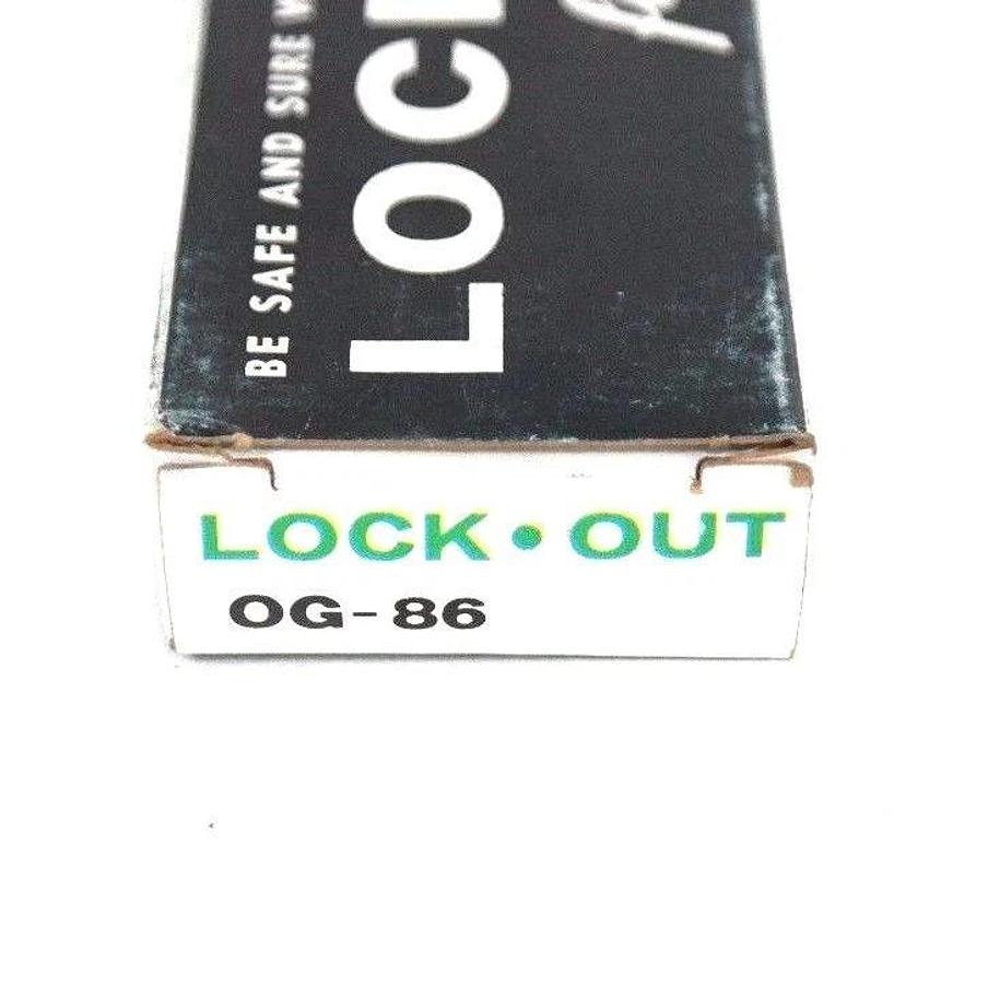 Used NIB OSBORN OG-86 STEEL LOCK OUT HASP 1" OG86