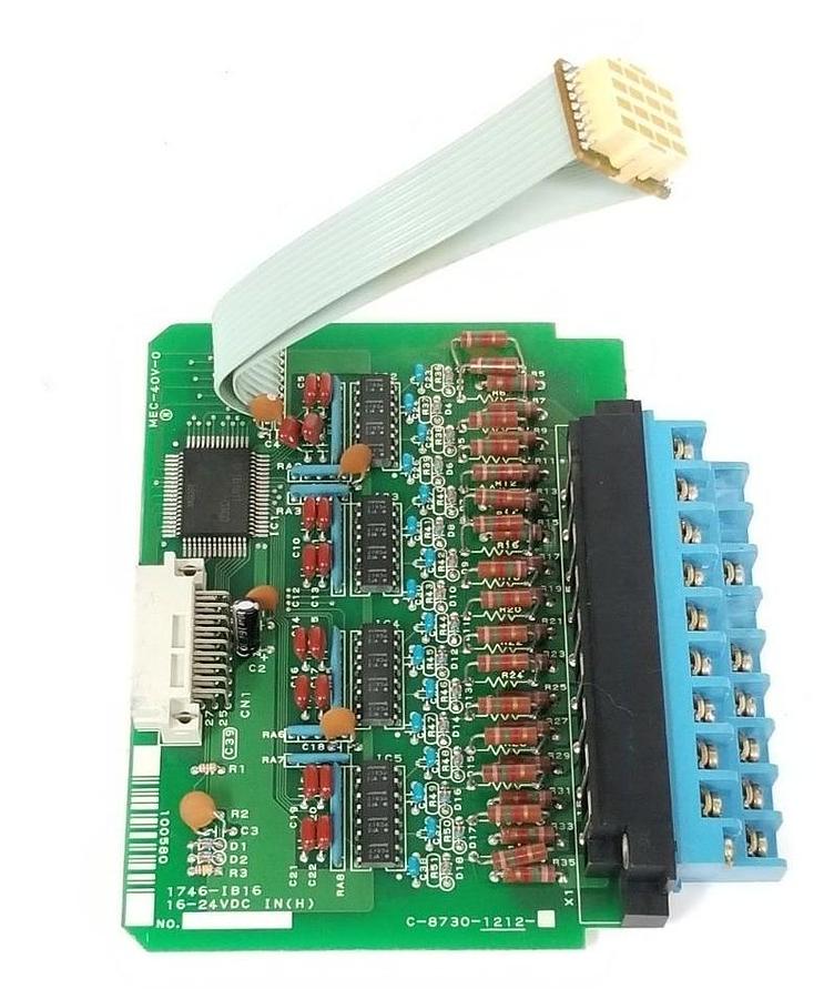 Used ALLEN BRADLEY C-8730-1212 INPUT BOARD 1746-IB16 16-24VDC IN C-8730-4212-2