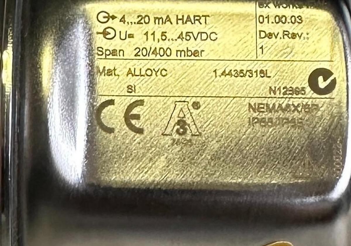 Used NEW ENDRESS + HAUSER FMB50-5K80/0 / 71086214 Deltapilot M HART LEVEL TRANSMITTER