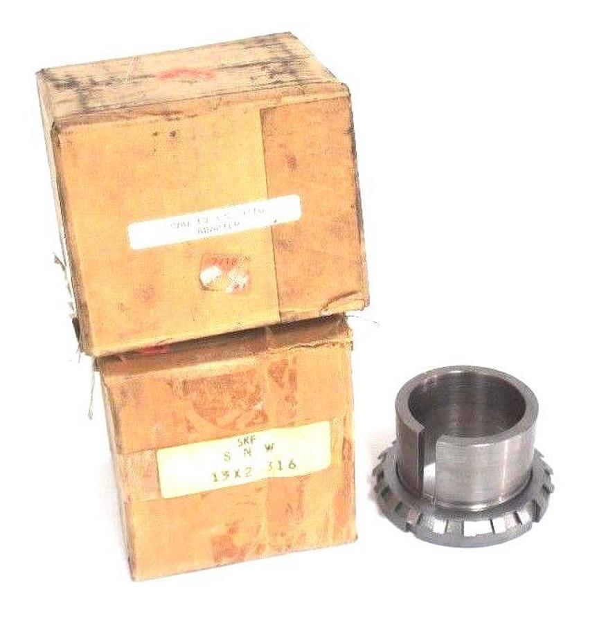 Used LOT OF 2 NEW SKF SNW 13 X 2-3/16 BEARING ADAPTER SLEEVES SNW13X2316
