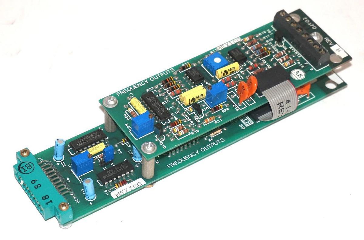 Used ALLEN BRADLEY 1334-MOD-C2 FREQUENCY OUTPUT BOARD 1334MODC2, 50370, 50371