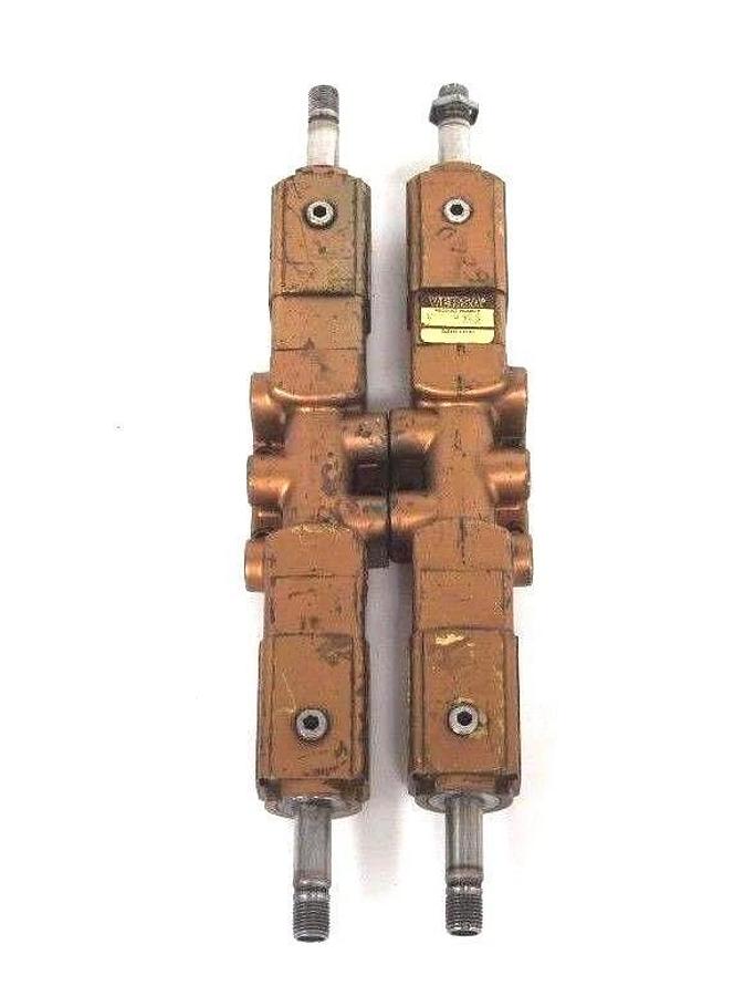 Used LOT OF 2 VERSA VXX-4323 SOLENOID VALVES VXX4323