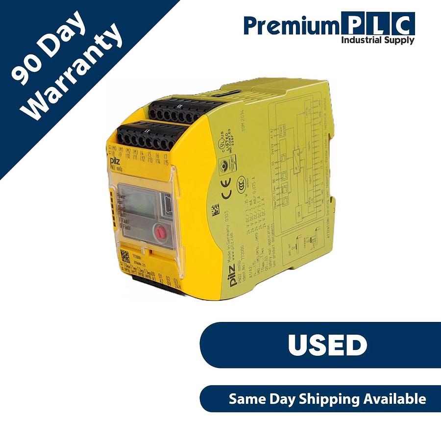 Used USED PILZ PNOZ-MM0P / 772000 SAFETY RELAY 24VDC DIN-RAIL PN0ZMM0P