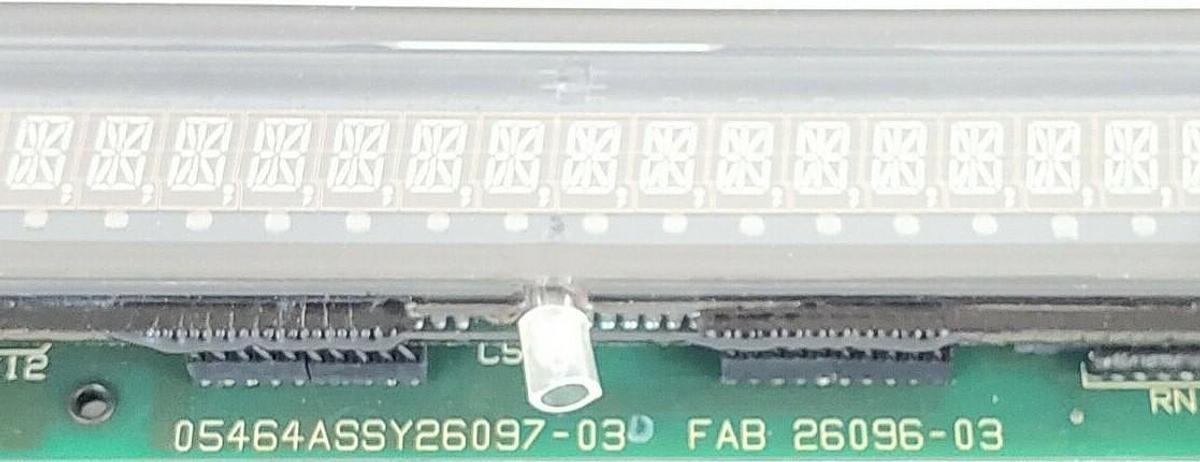 Used IEE 05464ASSY26097-03 DISPLAY UNIT BOARD FLUORESCENT FAB 26096-03 05464-26093-03