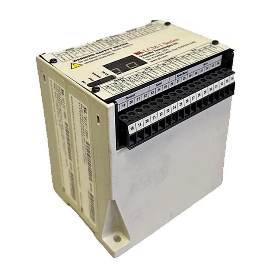 Used STI 70116-1000 / 701161000 LIGHT CURTAIN CONTROLLER LCM-1 / LCM1 70132-1098